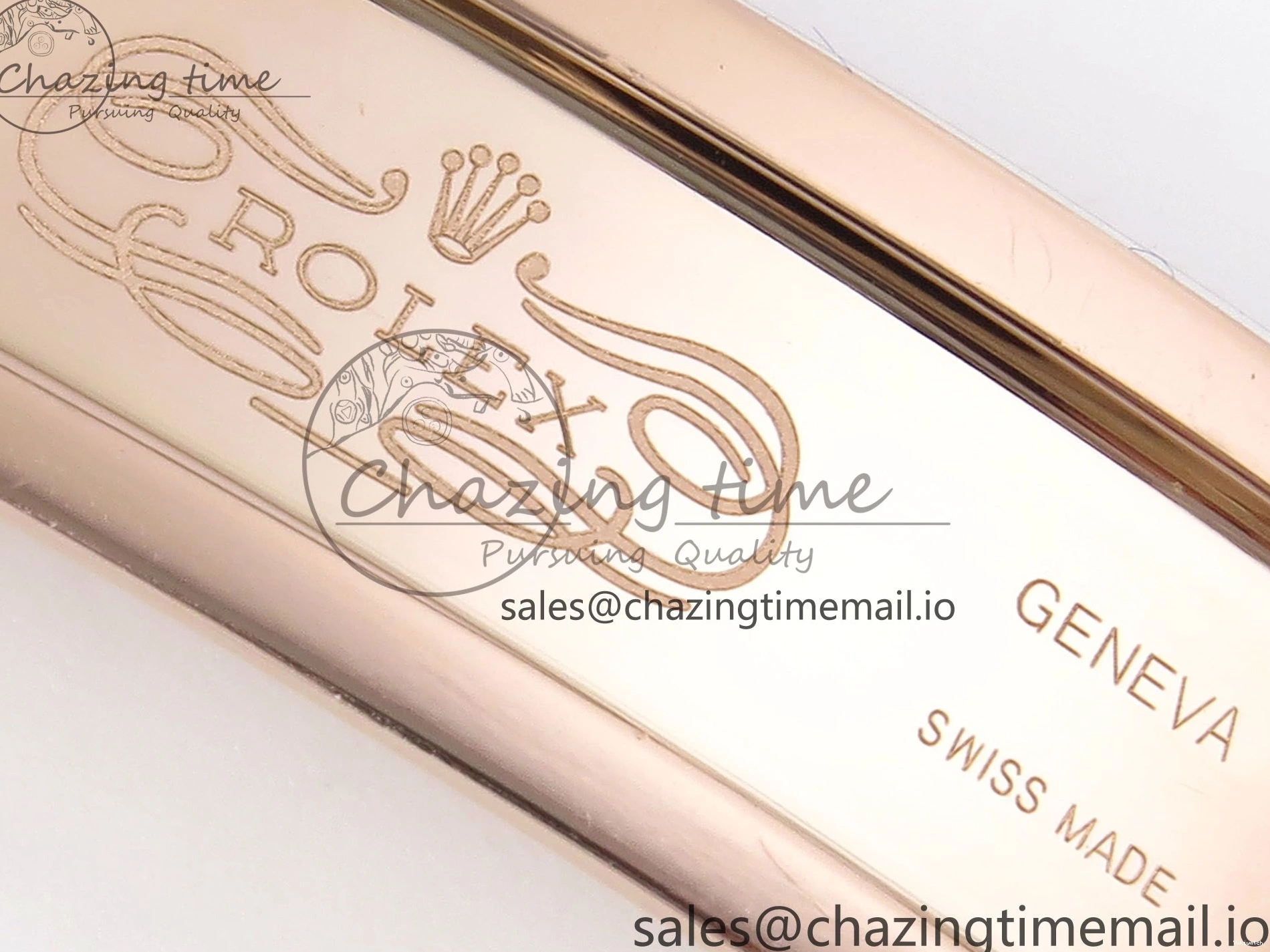 (Gain Best 40 RG A2836 Brown 228235 1:1 Weight) Noob Dial Edition Roman Bracelet President Date Day on 0326